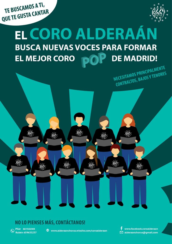 Cartel Coro Alderaán. 2022.