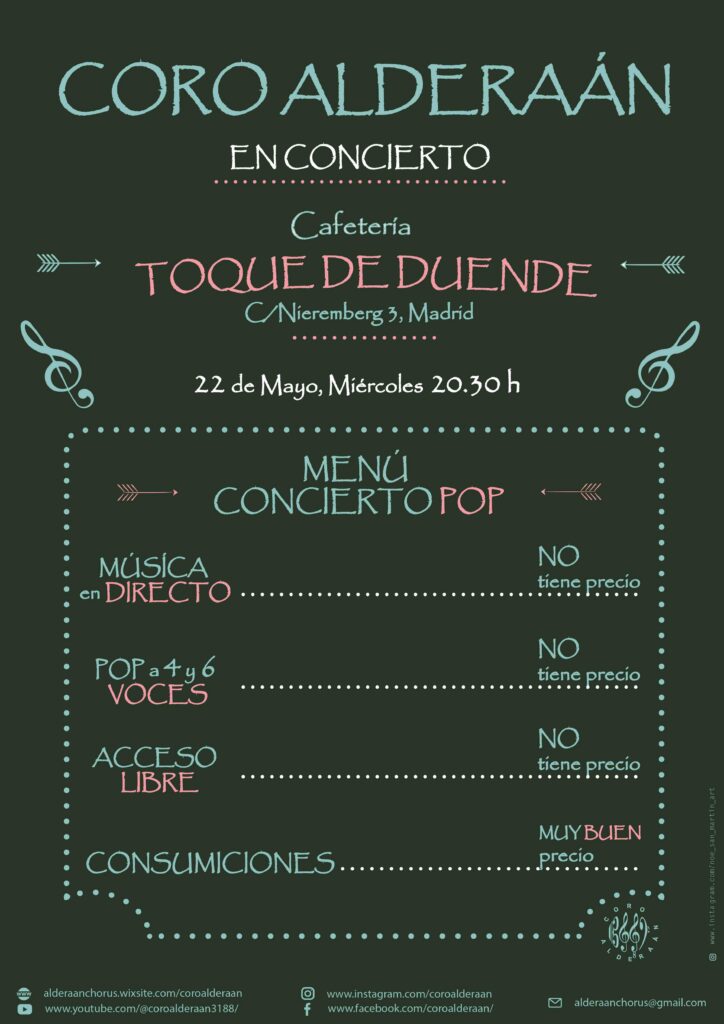 Cartel Coro Alderaán