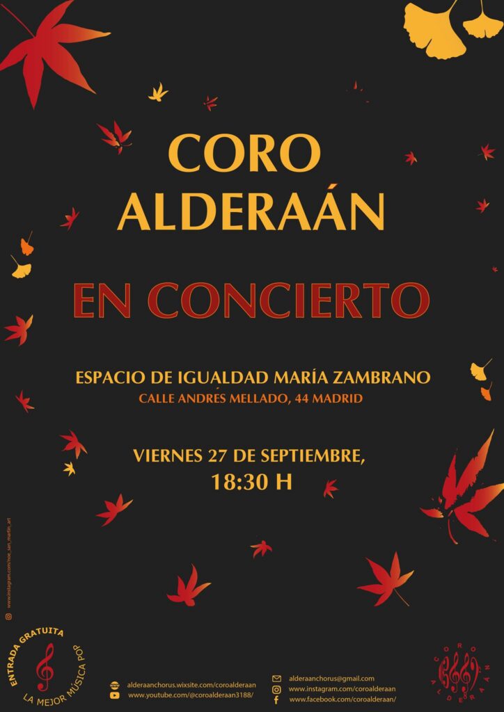 Cartel Coro Alderaán