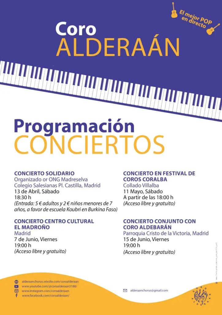 Cartel Coro Alderaán