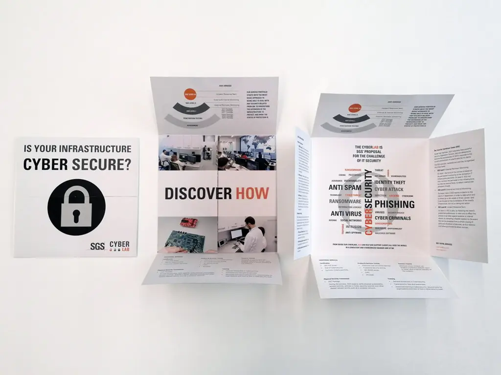 Folleto corporativo. Diseño gráfico